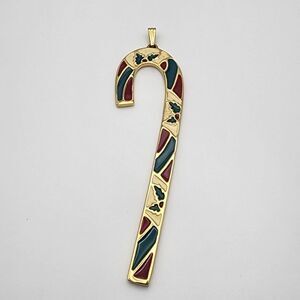 Vintage Wallace 1982 Wintergreen Cane Ornament